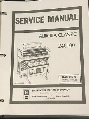hammond organ service manual